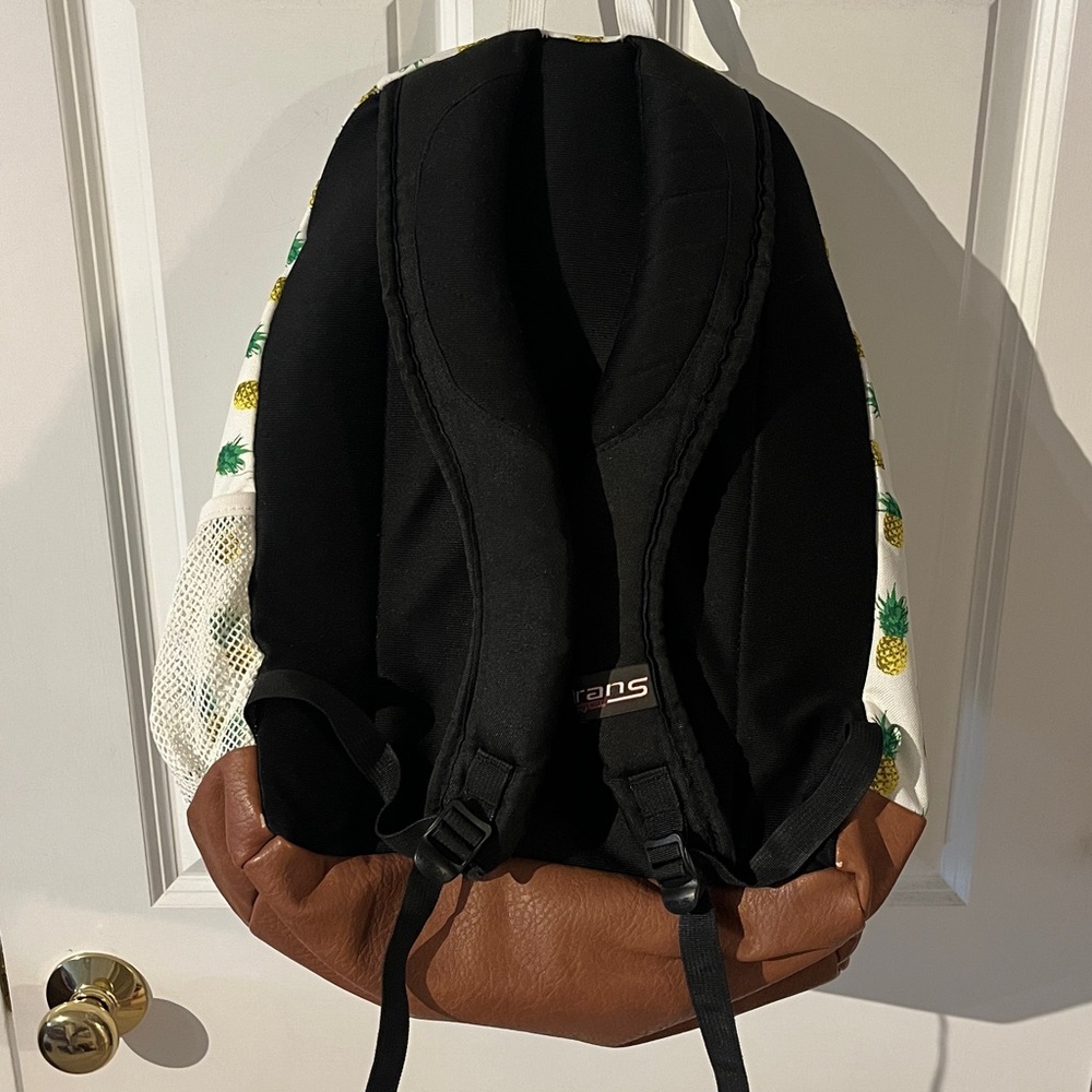 Pineapple Print Backpack - Euc - image 2
